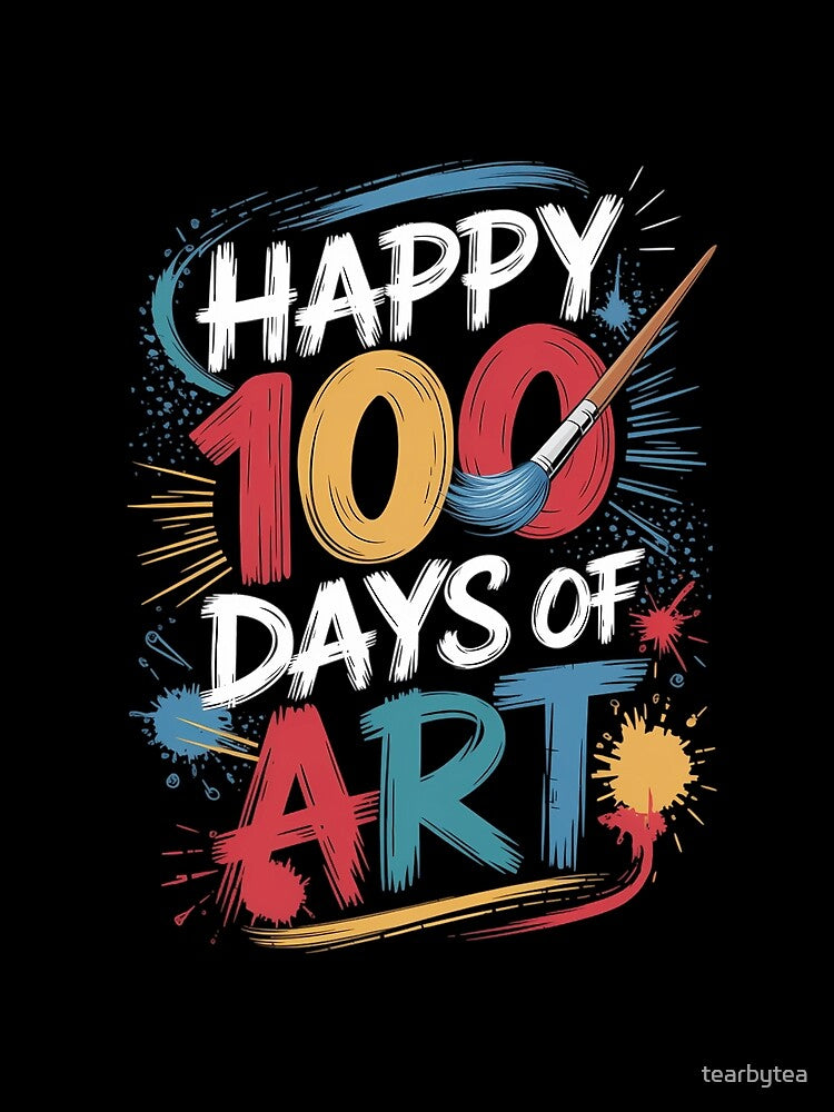 Art Teacher 100 Days of School by tearbytea