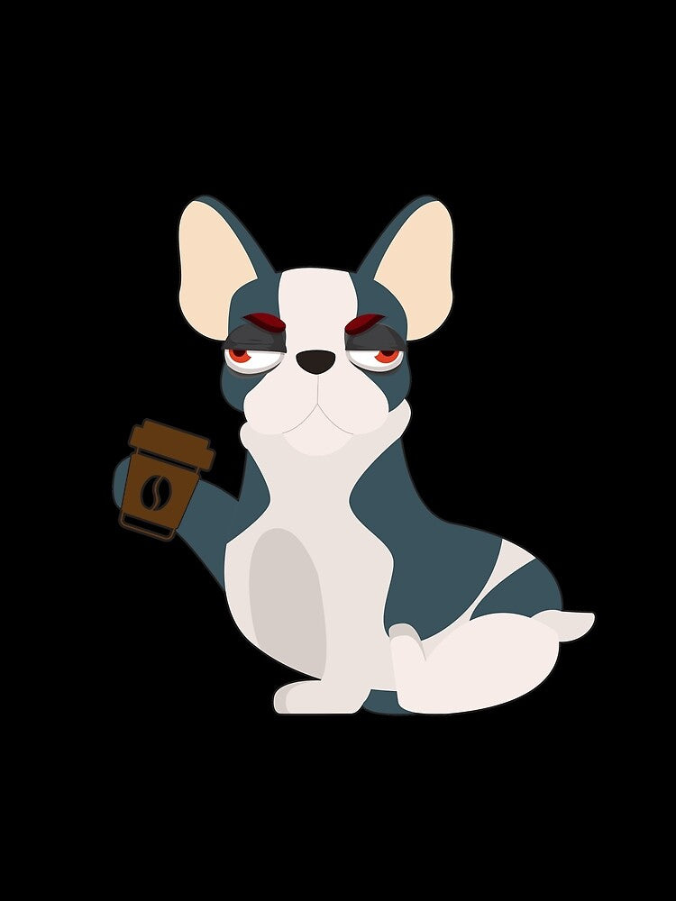Funny Coffeeholic Chihuahua Dog by TH3--DESIGNER
