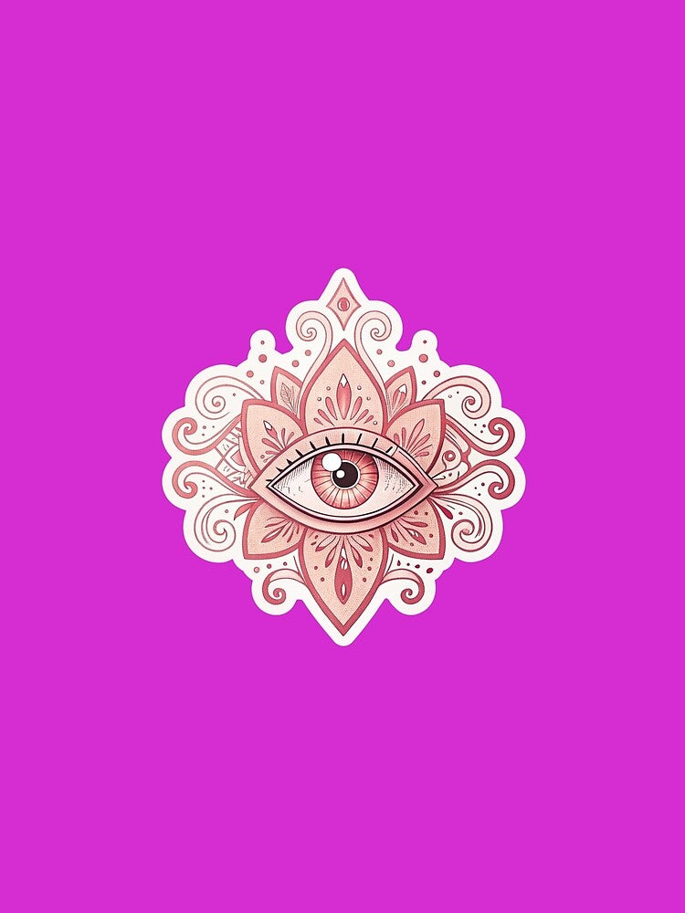 Evil eye pink by Lucky 777