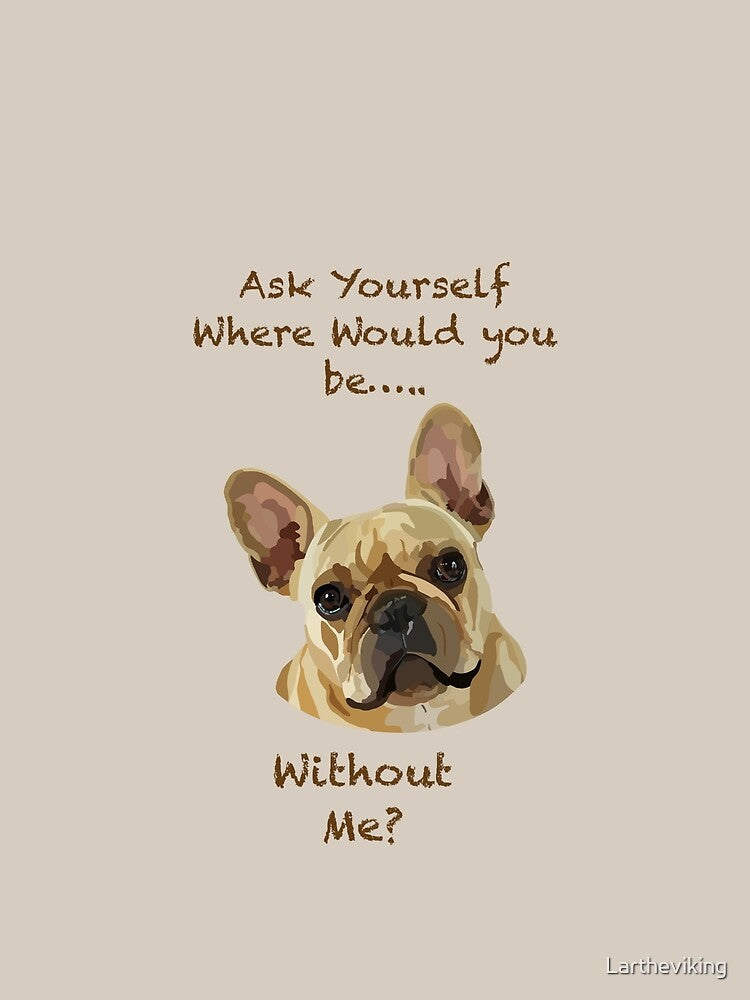French bulldog Hand Drawn Digital Art by Lartheviking