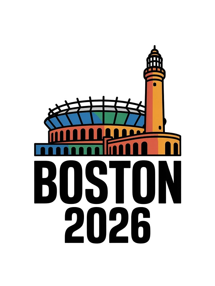 Boston 2026 New England Soccer Souvenir T-Shirt V1 by DarylWelsh2024