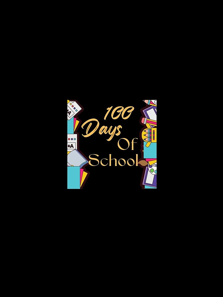 100 days of school Essential T-Shirt, Happy 100 days of school for teacher or kids! Happy 100th Day of School Gifts Classic T-Shirt by TamouStyle