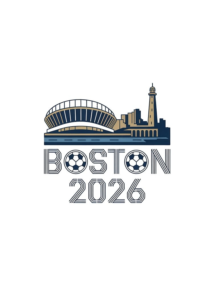 Boston 2026 New England Soccer Souvenir T-Shirt V12 by DarylWelsh2024