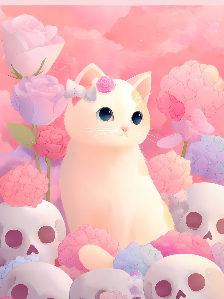 Pastel Goth Kitty – Cute & Creepy Harmony by Kawaii Drops