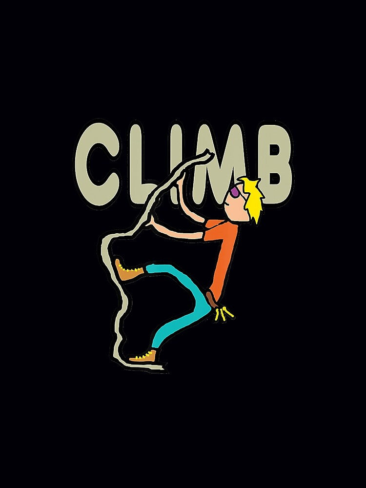 Rock Climbing Rock Climbing Climber Mountain Bouldering Funny by Jutisi