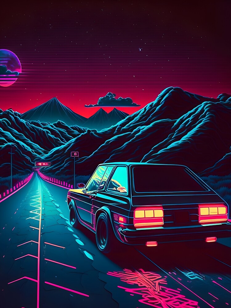 Retro Neon Drive by ArtAT