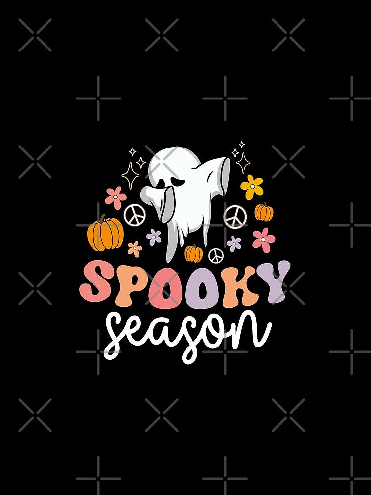 Vintage Halloween Costume with Groovy Ghost Spooky Season - Funny Ghost Dabbing by ohmier