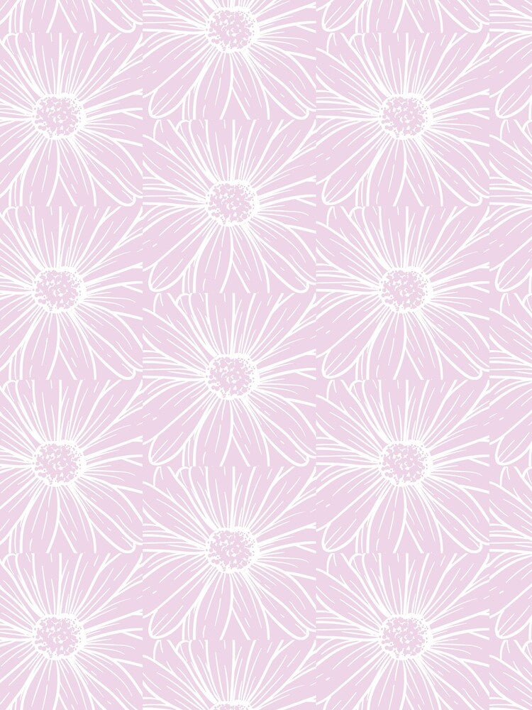 Pink Floral Flowers Pattern by NelBo