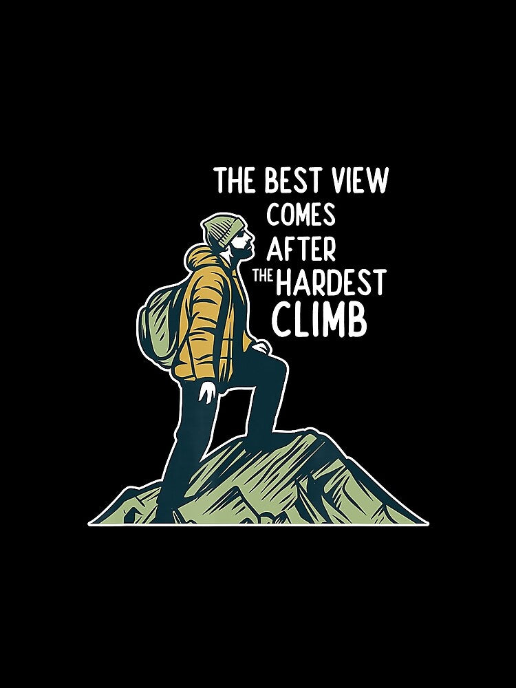 Best View After Hardest Climb Rock Climbing by Jutisi