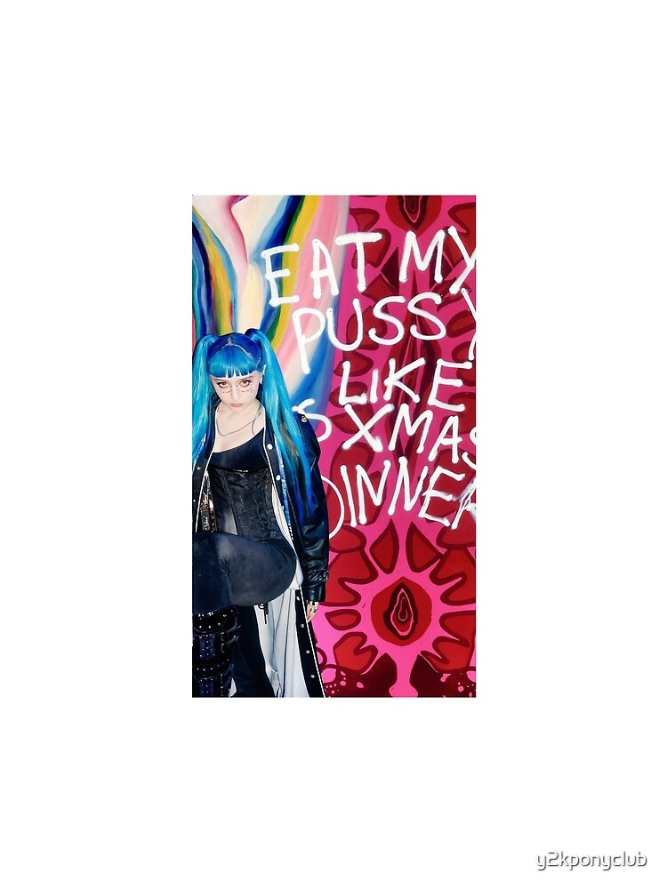 Ashnikko Cyberpunk Collage Pop Art Poster by y2kponyclub