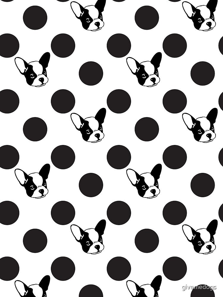 Polka dots French Bulldog by givemedogs