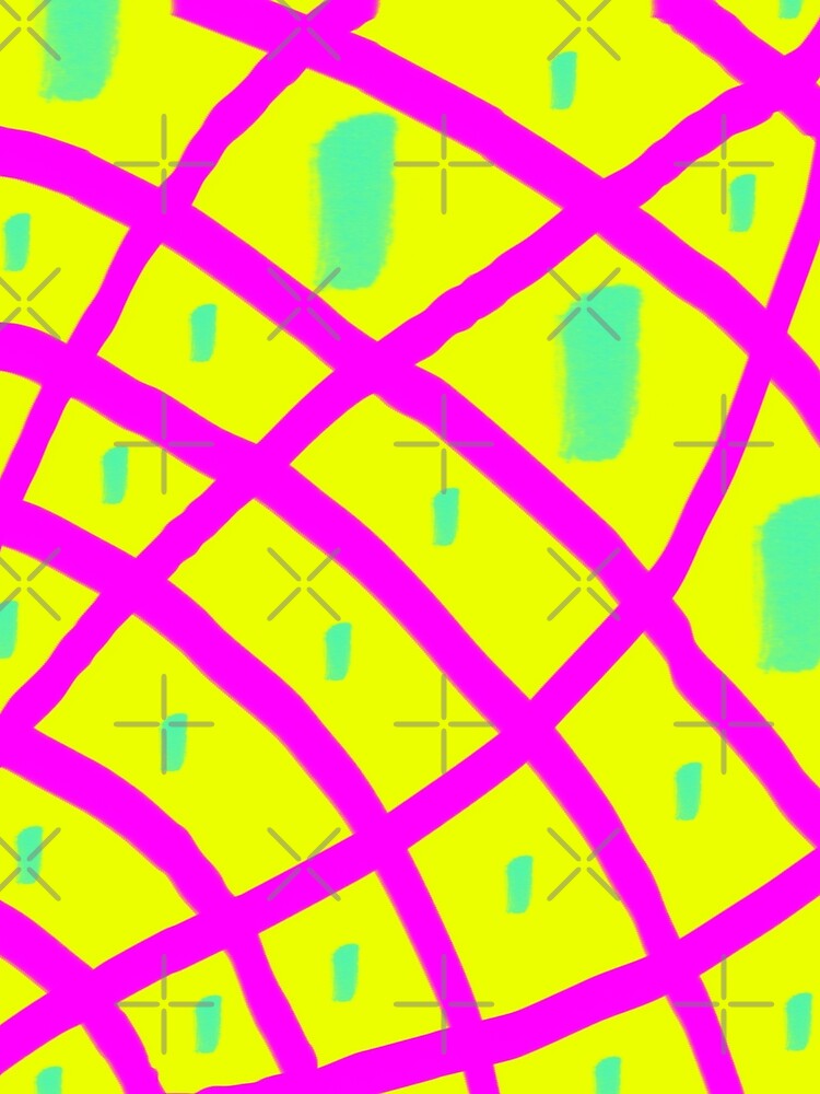Neon Grid Pulse | Electric Web by BulletKitty82