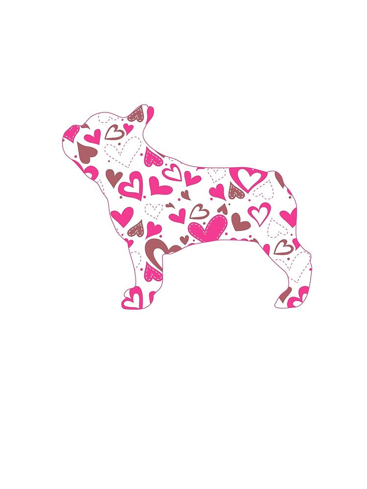 Frenchie Love, Frenchie Mom, Frenchie Valentine by FunShirtDesigns