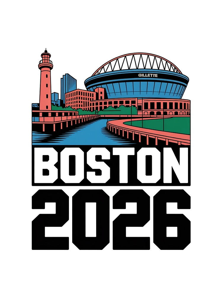 Boston 2026 New England Soccer Souvenir T-Shirt V22 by DarylWelsh2024