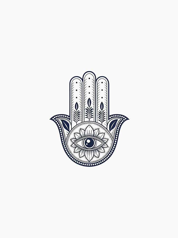 Hamsa hand with eye good luck , wealth by Lucky 777