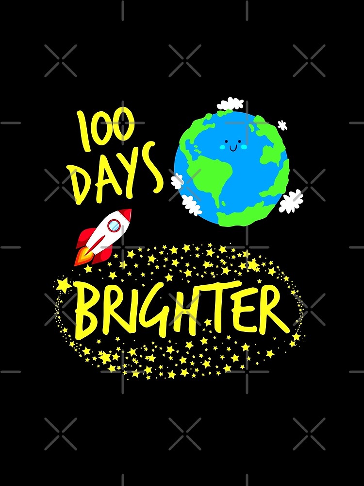 Cute 100 Days Brighter 100 Days of School Celebration Boys by MoCalli