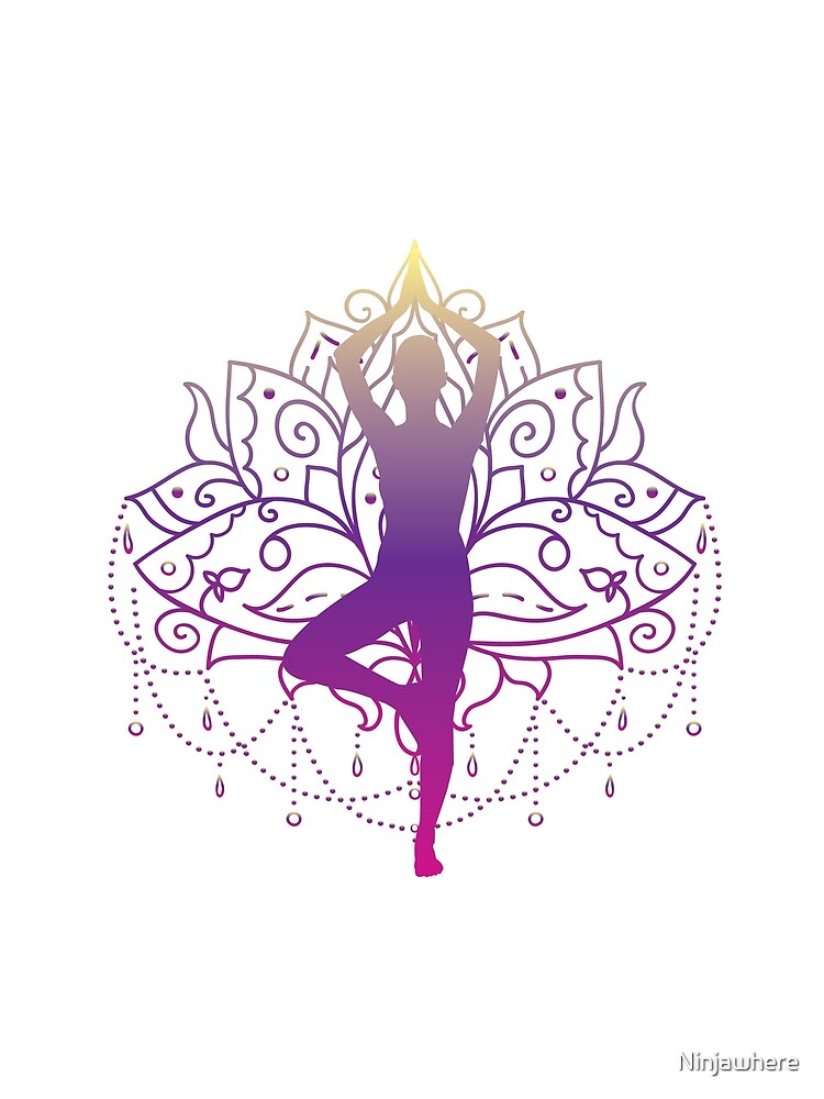Lotus Flower Yoga by Ninjawhere