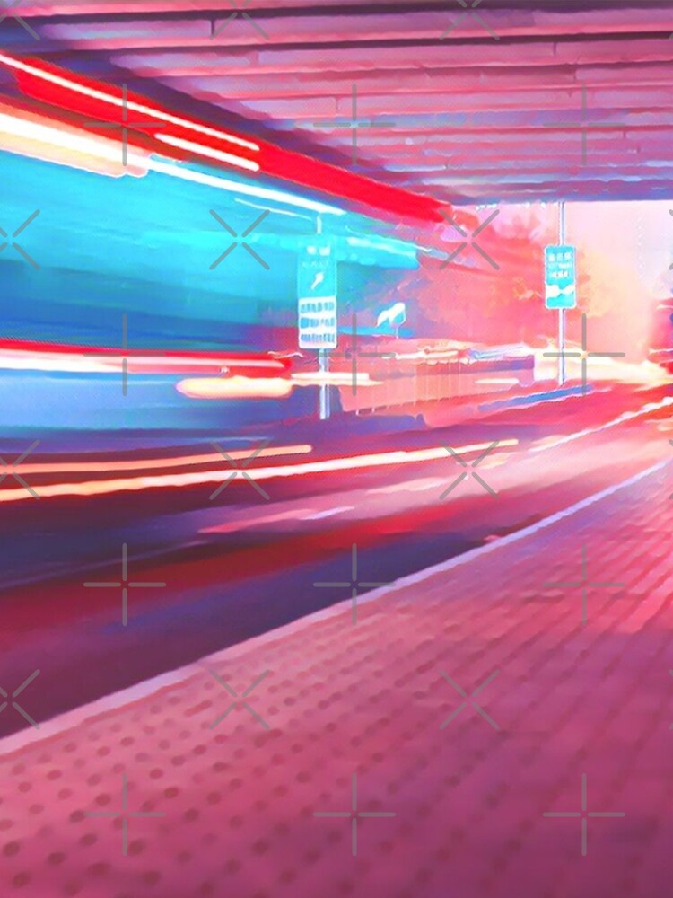 Light Neon Train Station by Inyeneart