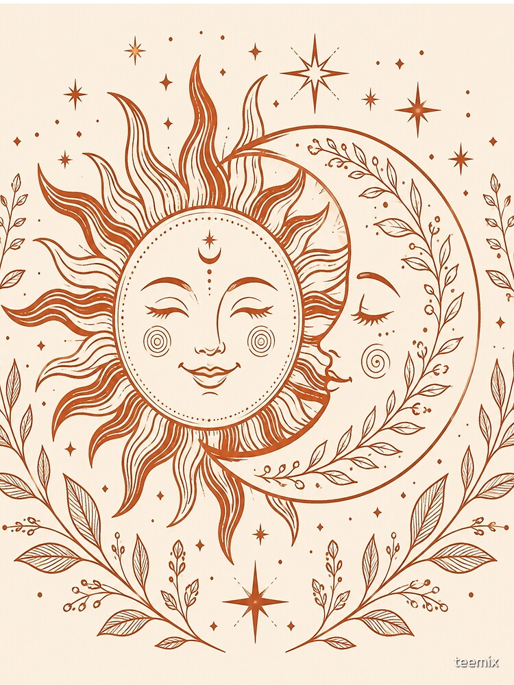 Boho Sun & Moon Dual Balance by teemix