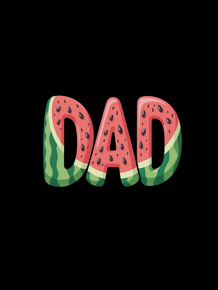 Dad Watermelon Summer Fruit Family Matching Birthday by grounabslaninal