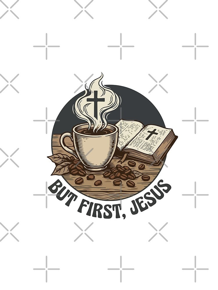 But First Jesus Coffee | Vintage Christian Men's Coffee by stylishdzign