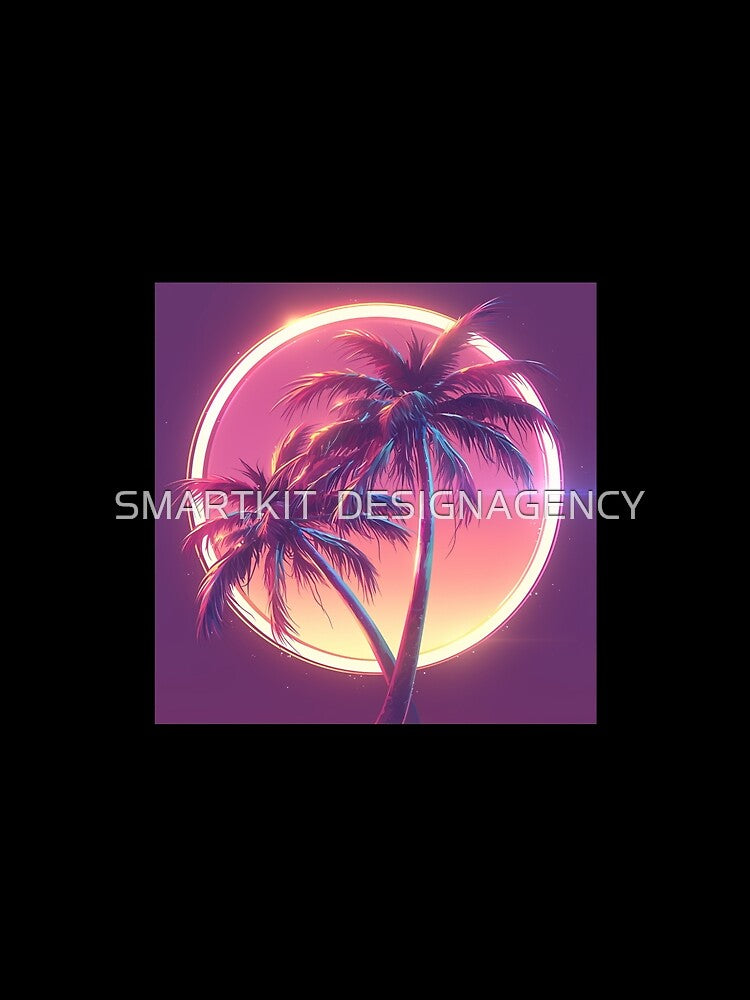 Miami vice Neon Palm Art by SMARTKIT  DESIGNAGENCY