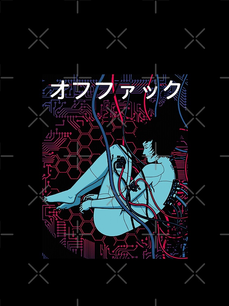 Vaporwave Cyborg Girl Dystopian Ghost Cyberpunk Style by OWLvision33