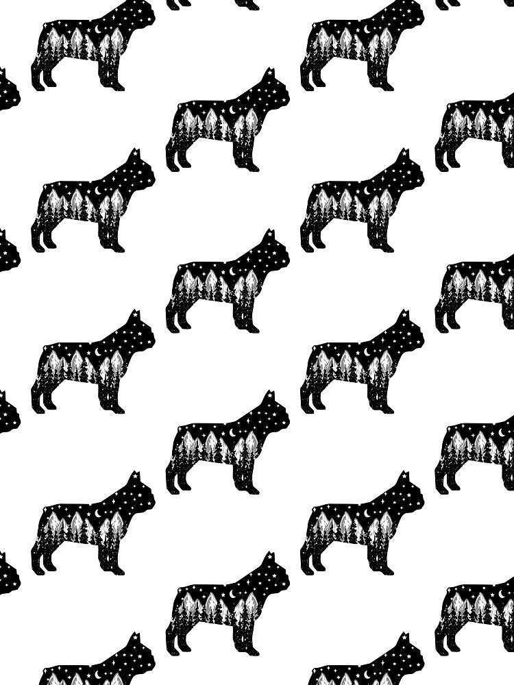 french bulldog dog lover night mountain christmas gift by alaechamlal