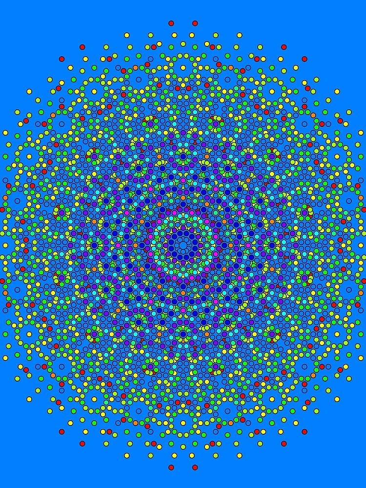 Blue Mandala by Funny meme