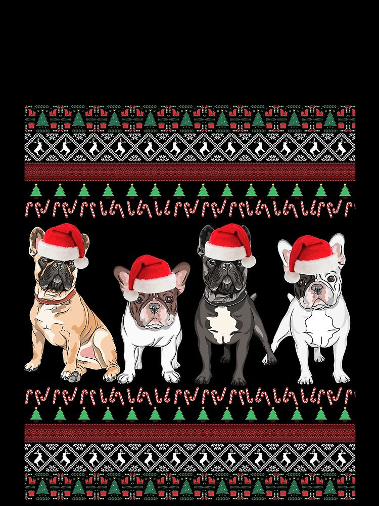 French Bulldog Ugly Christmas Sweater by FunShirtDesigns