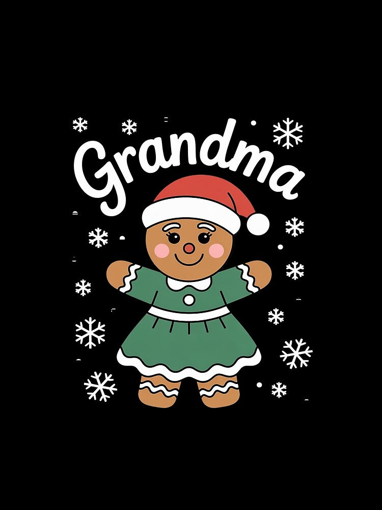 Grandma Gingerbread Shirt Women Family Matching Christmas by RayArmstrong