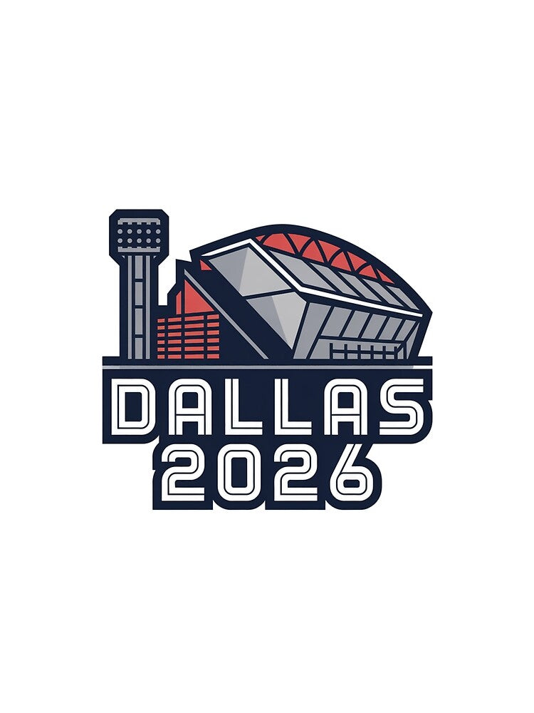 Dallas 2026 Texas Soccer Souvenir T-Shirt V9 by DarylWelsh2024