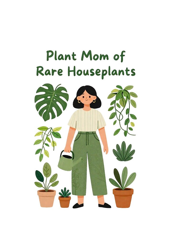 Plant Mom of Rare Houseplants Crazy Plant Lady Monsteras Philodendron by NeonSketch Lab