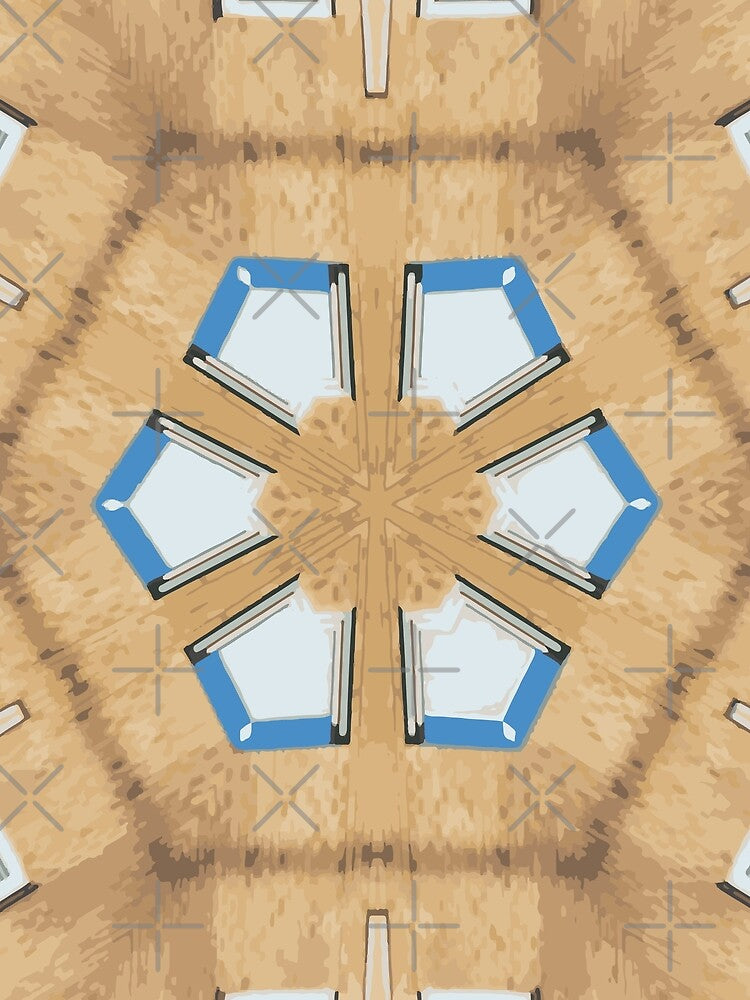 Natural Sacred Geometry Kaleidoscope Fractal by SacredJoyometry