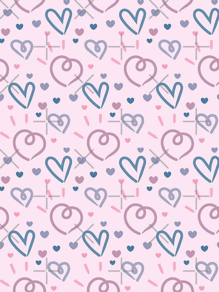 Hand drawn hearts by LucyGraphics