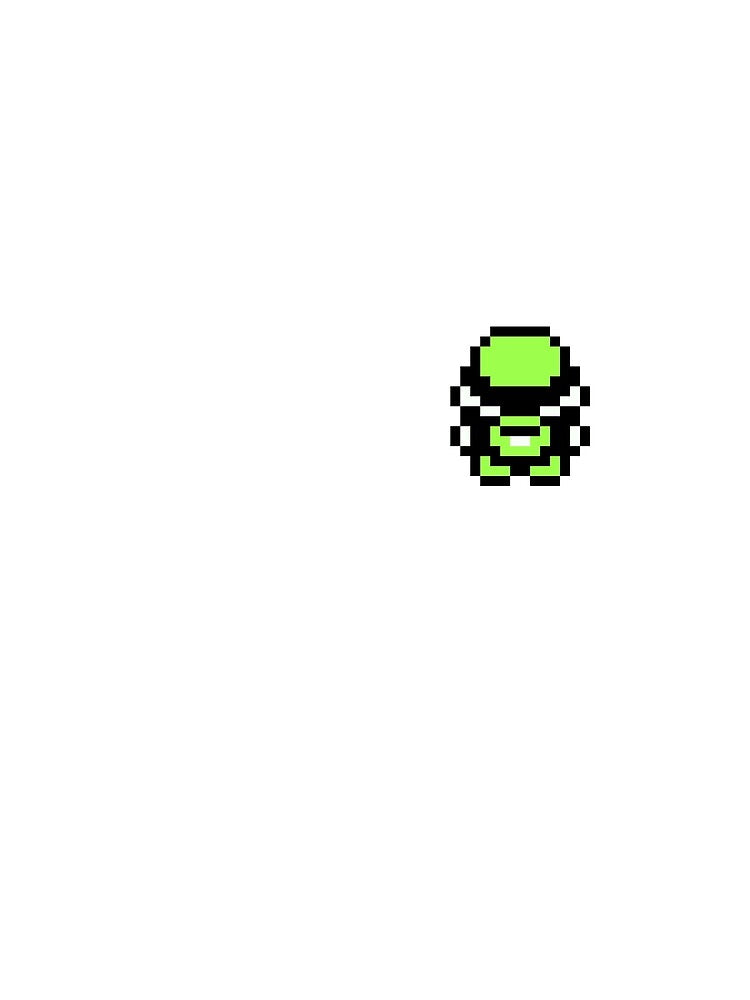 Red back-view (Yellow version) - Gameboy Character - Retro pixel art by ItsRetro90s