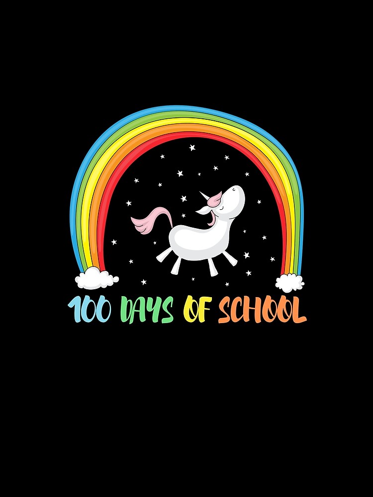 unicorn rainbow school design for girls by reka88