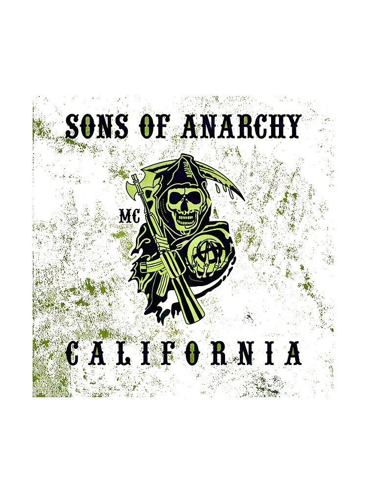 Sons of Anarchy California Grim Reaper Skull Vintage Biker by ReginaSeidman