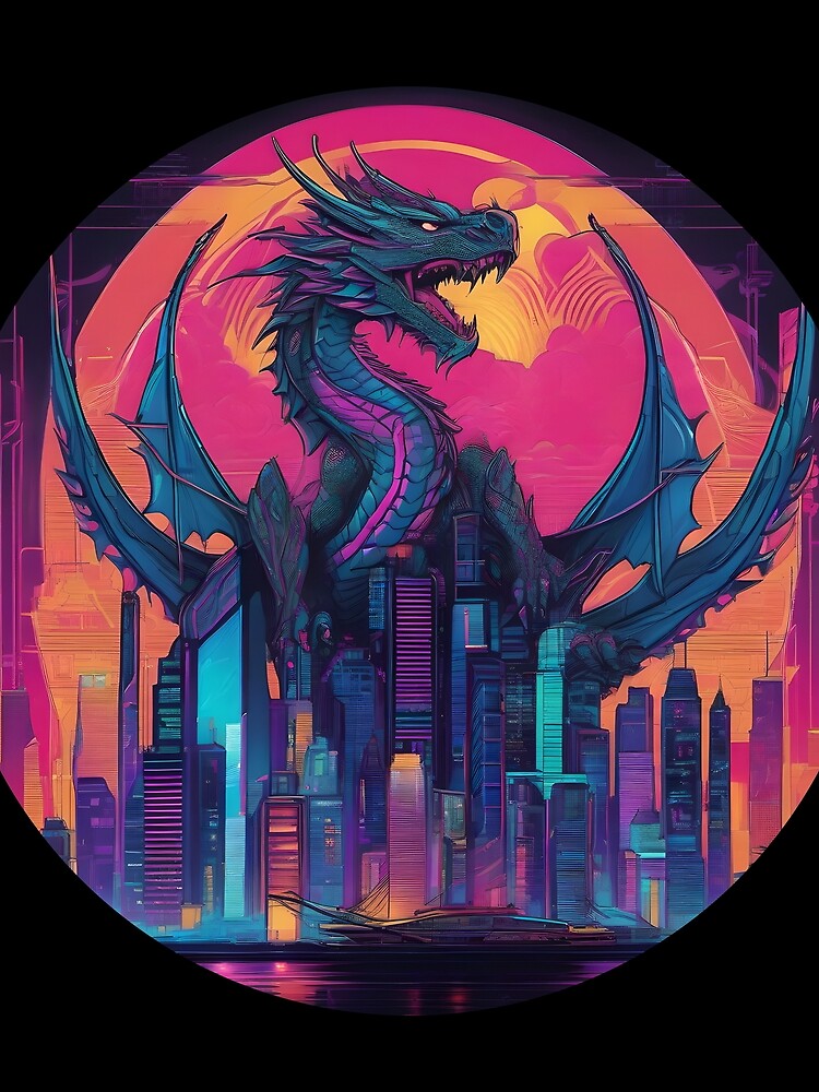 Neon Dragon by AbsoluteA
