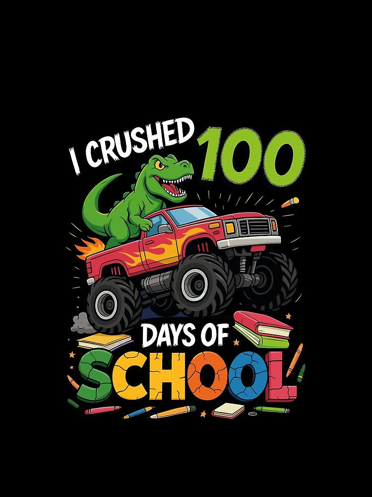 I crushed 100 days of school dinosaur by RyuEssence