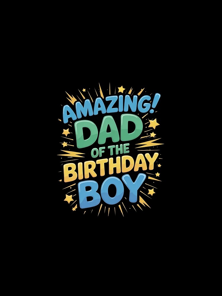 Dad of the Birthday Boy Matching Family Father 2 by angolinnArt