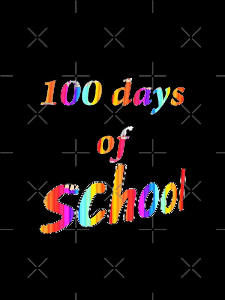 100 days of school coloring pencils by Designer-amjed