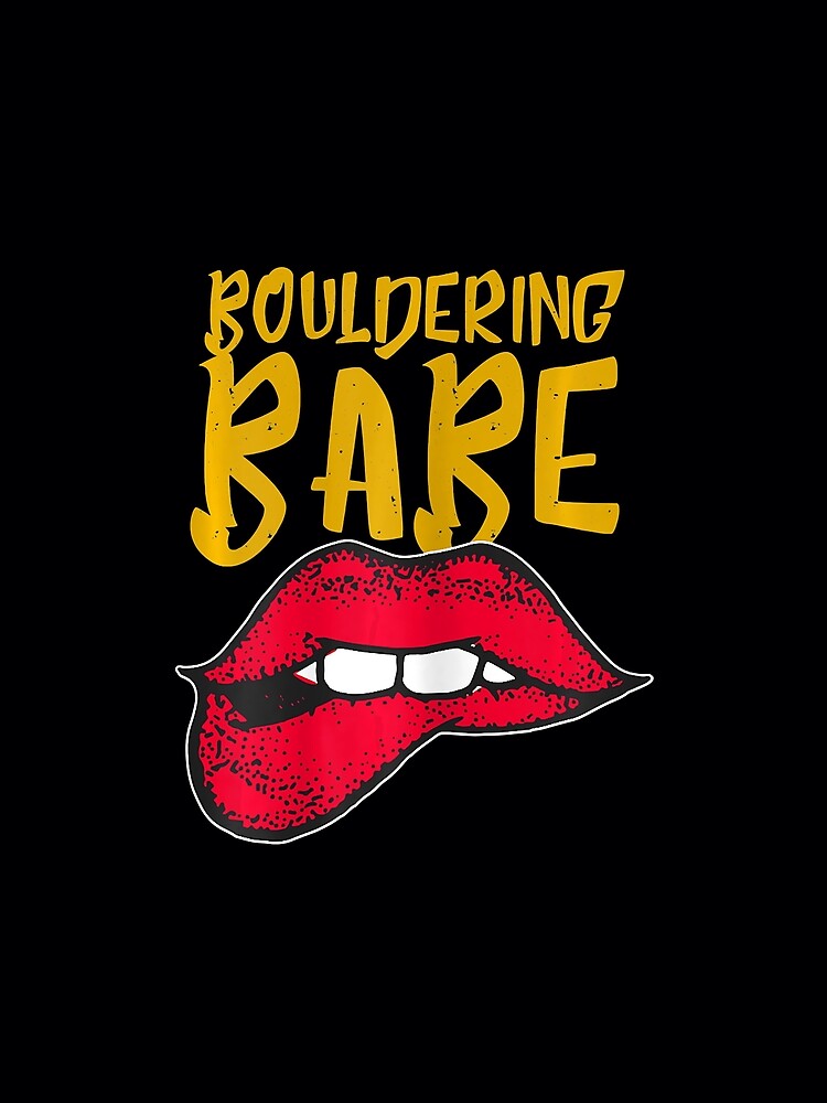 Bouldering Babe Rock Mountain Climbing Climb Girl by Jutisi