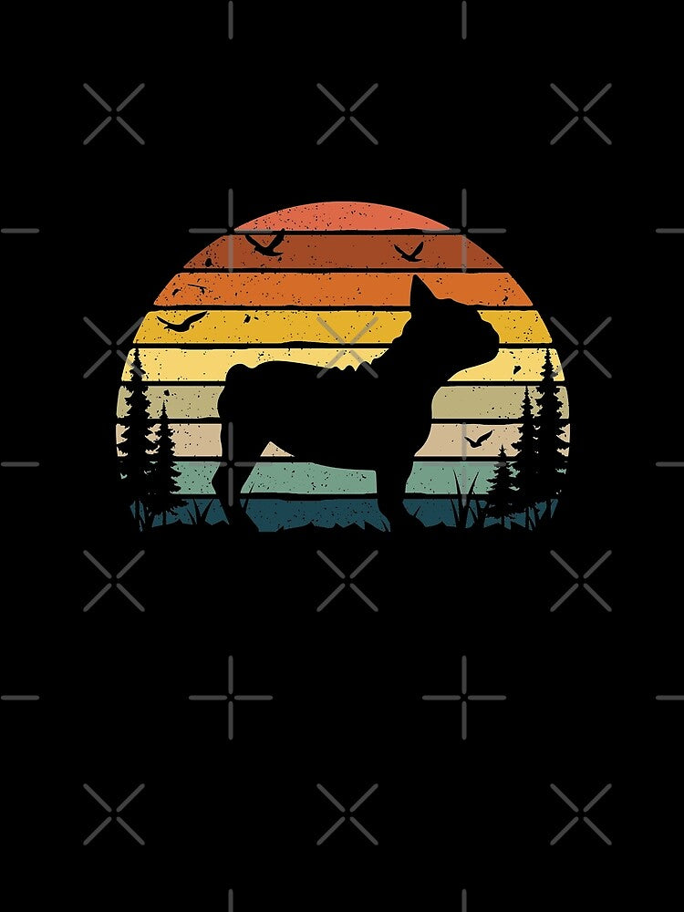 French Bulldog Dog Retro Vintage by rafaeltto