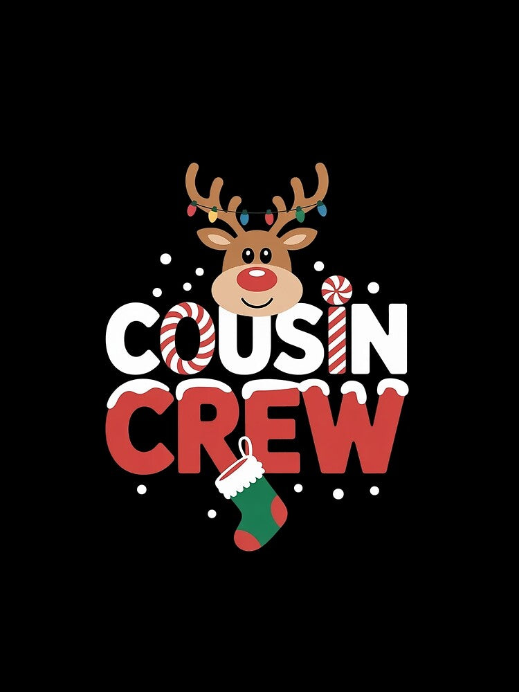 Cousin Crew Christmas Kids Cousins Christmas Matching Family by RayArmstrong