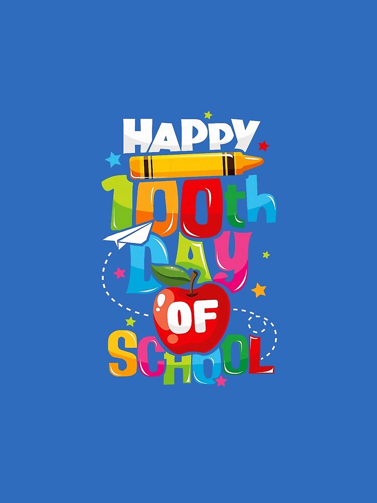 100th Day of School Teachers Kids Child Happy 100 Day by KevinorNorris