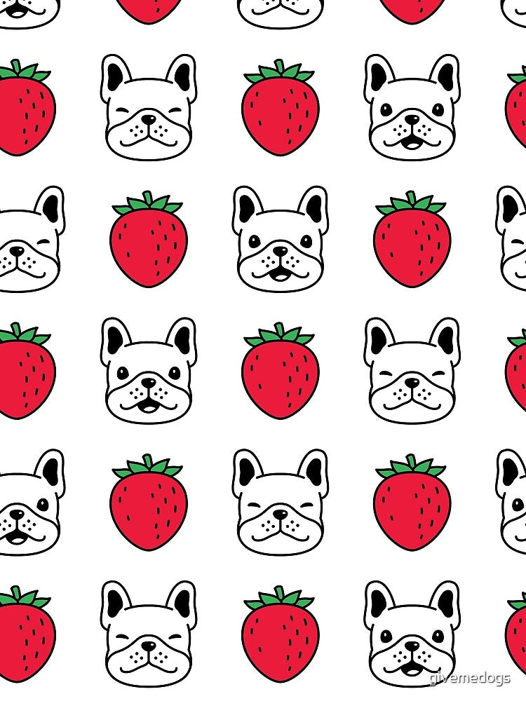 Strawberry French Bulldog by givemedogs