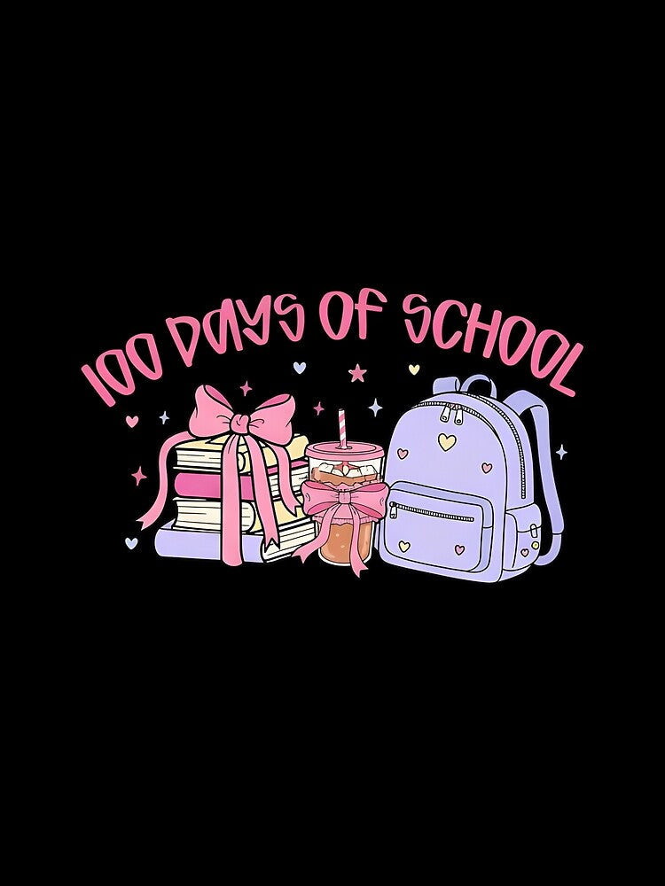 100 Days Of School Cute Girls School by KroghDs