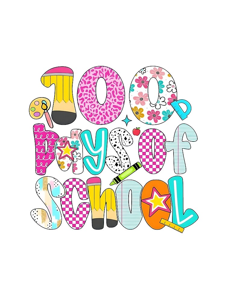Preppy 100 Days Of School by KroghDs