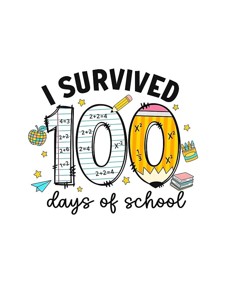 I Survived 100 Days Of School by KroghDs